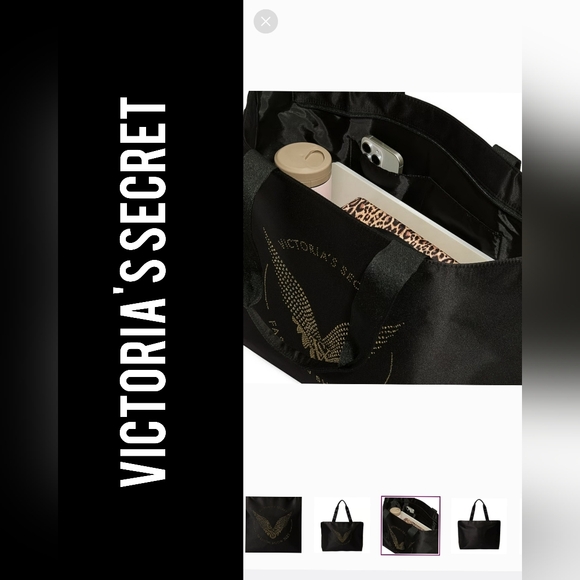 Victoria's Secret Handbags - NWT! Victoria's Secret 2025 FASHION SHOW Black Tote